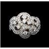 Image 2 : 2.77 ctw Diamond Ring - 14KT White Gold