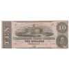 Image 1 : 1862 $10 The Confederate States of America Note T-52 CC
