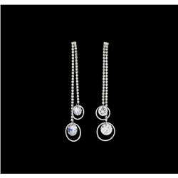 Crystal Earrings - Rhodium