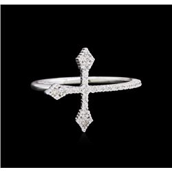 0.20 ctw Diamond Ring - 14KT White Gold