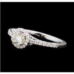 0.81 ctw Diamond Ring - 14KT White Gold