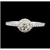 Image 2 : 0.81 ctw Diamond Ring - 14KT White Gold