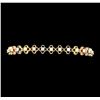 Image 1 : 1.35 ctw Diamond Bracelet - 14KT Tri Color Gold