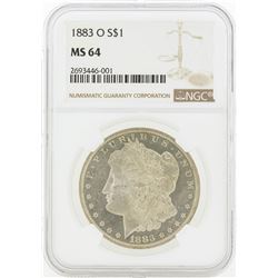 1883-O MS64 NGC Morgan Silver Dollar