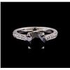 Image 2 : 3.85 ctw Black Diamond Ring - 14KT White Gold