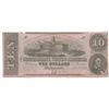 Image 1 : 1862 $10 The Confederate States of America Note T-52 CC