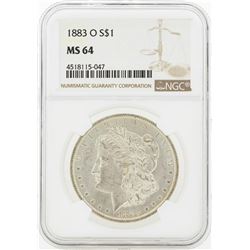 1883-O MS64 NGC Morgan Silver Dollar