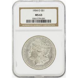 1904-O MS63 NGC Morgan Silver Dollar