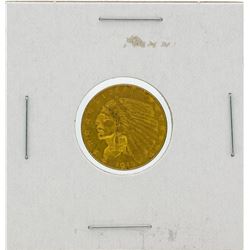 1913 $2.5 Indian Head Quarter Eagle Gold Coin