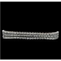 4.83 ctw Diamond Bracelet - 14KT White Gold