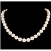 Image 1 : Pearl and Diamond Necklace