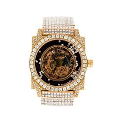 Dunamis 18KT Rose Gold 52.00 ctw Diamond Men's Watch