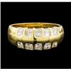 Image 2 : 1.10 ctw Diamond Ring - 18KT Yellow Gold