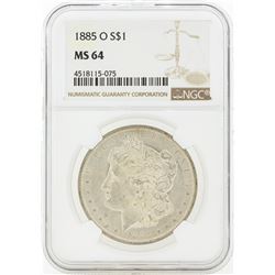 1885-O MS64 NGC Morgan Silver Dollar