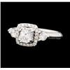 Image 1 : 1.20 ctw Diamond Ring - 14KT White Gold