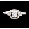 Image 2 : 1.20 ctw Diamond Ring - 14KT White Gold