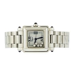 Chopard Stainless Steel Happy Sport Square Ladies Watch