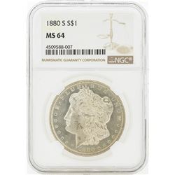 1880-S MS64 NGC Morgan Silver Dollar