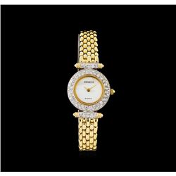 Geneve 14KT Gold 1.10 ctw Diamond Ladies Watch