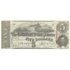 Image 1 : 1863 $5 The Confederate States of America Note T-60 CC