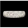 Image 2 : 0.95 ctw Diamond Ring - 18KT White Gold