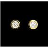 Image 1 : 0.20 ctw Diamond Earrings - 14KT Yellow Gold