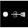 Image 2 : 0.94 ctw Diamond Stud Earrings - 14KT White Gold