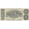 Image 1 : 1863 $10 The Confederate States of America Note T-59 CC