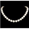 Image 1 : Pearl and Diamond Necklace