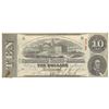 Image 1 : 1863 $10 The Confederate States of America Note T-59 CC