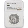Image 1 : 2016 NGC MS69 $100 Eagle Platinum Coin