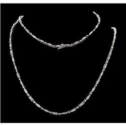 5.00 ctw Diamond Necklace - 14KT White Gold