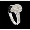 Image 4 : 0.59 ctw Diamond Ring - 14KT White Gold