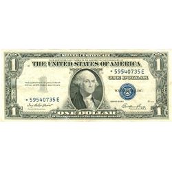 1935-E $1 VG+ Star Note Silver Certificate