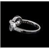 Image 3 : 14KT White Gold 0.43 ctw Diamond Ring