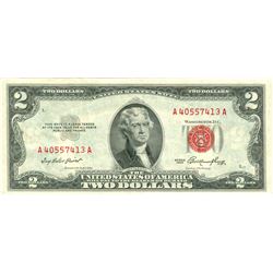 1953 $2 XF/AV Red Seal Note