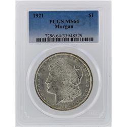 1921 PCGS MS64 Morgan Silver Dollar