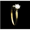 Image 4 : 0.25 ctw Diamond Solitaire Ring - 14KT Yellow Gold