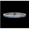 Image 1 : 1.00 ctw Aquamarine Ring - 14KT White Gold