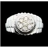 Image 2 : 0.80 ctw Diamond Ring - 14KT White Gold