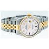 Image 5 : Rolex Two Tone Sapphire and Diamond DateJust Men's Watch