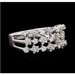 18KT White Gold 0.51 ctw Diamond Ring