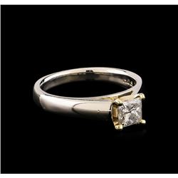 Platinum 0.70 ctw Diamond Ring