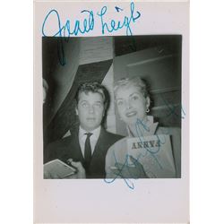 Janet Leigh and Tony Curtis