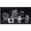 Image 1 : Lot 6 Glass Owls