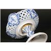 Image 4 : Blue Onion Pattern Meissen Reticulated Compote