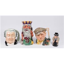 Lot 4 Character Jugs