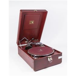 "His Master's Voice" Suitcase Gramophone