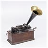 Image 1 : Edison Cylinder Player with Horn & 17 Rolls