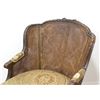 Image 3 : Louis XVI Style Cane Arm Chair with Carved Frame